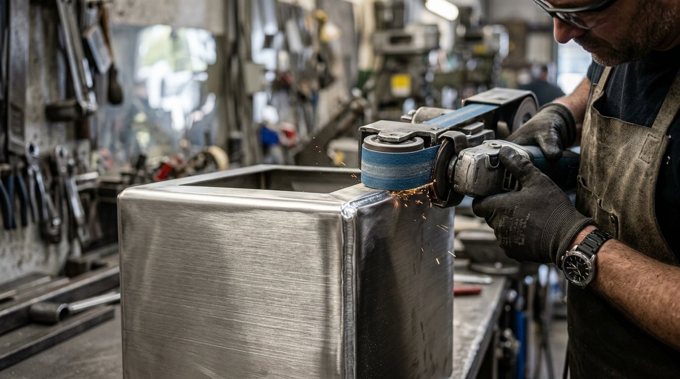 Finition satinée grain 220 et passivation chimique de l'inox